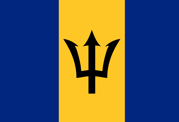 La Barbade drapeau