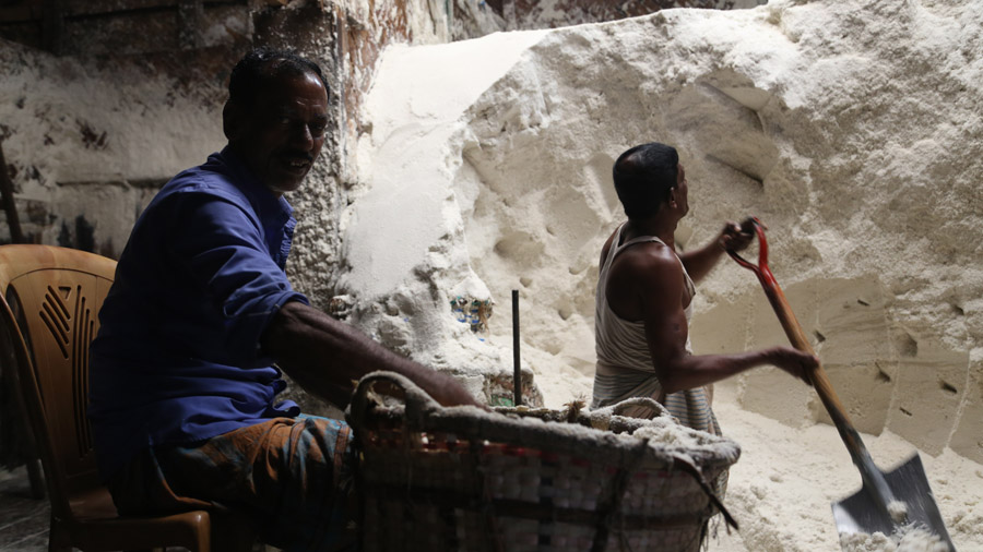 Bangladesh Travailleurs du sel