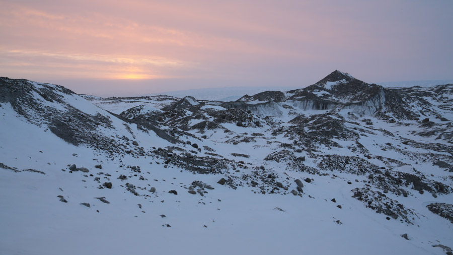 Groenland Inslandis Soleil de minuit