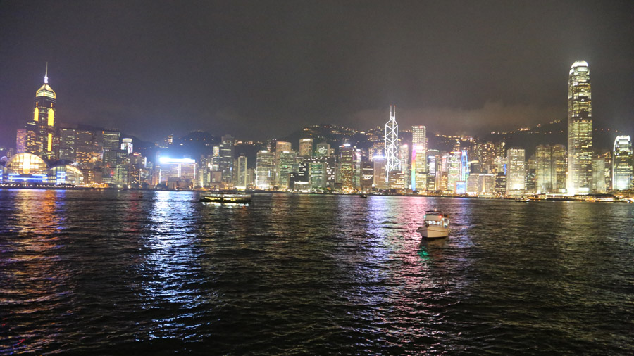 Hong Kong Baie de nuit