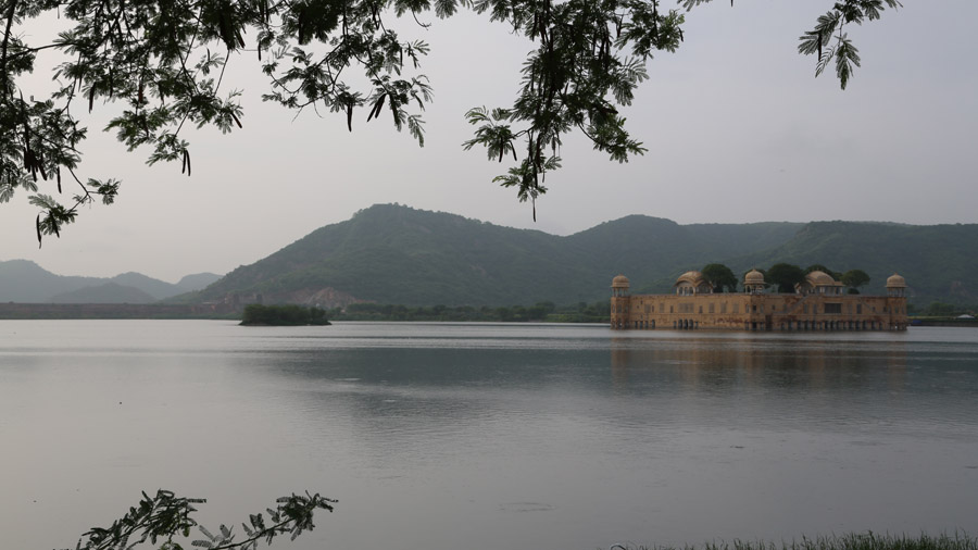 Inde Jaipur Temple de l'eau
