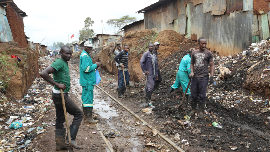 Kenya Kibera Ouvriers