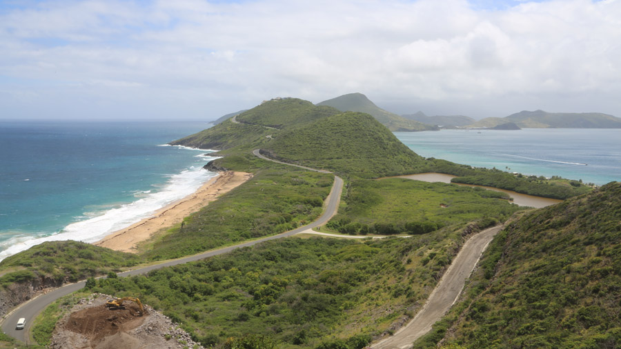 Saint Kitts Fin des terres