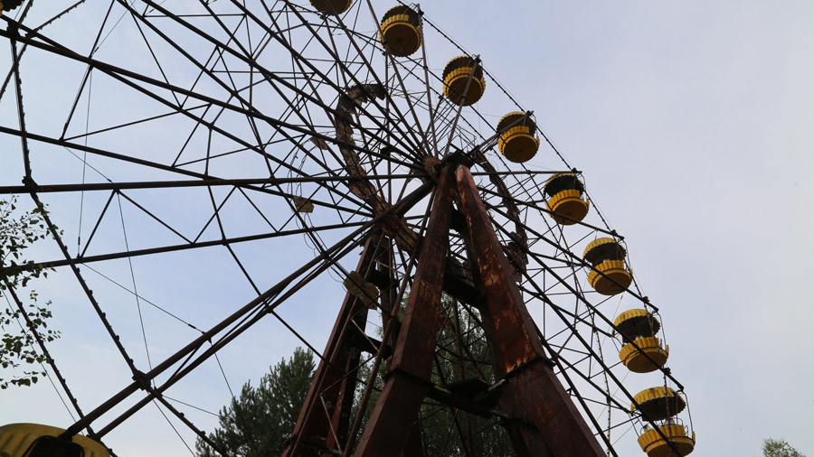 Ukraine Tchernobyl Prypiat Grande roue