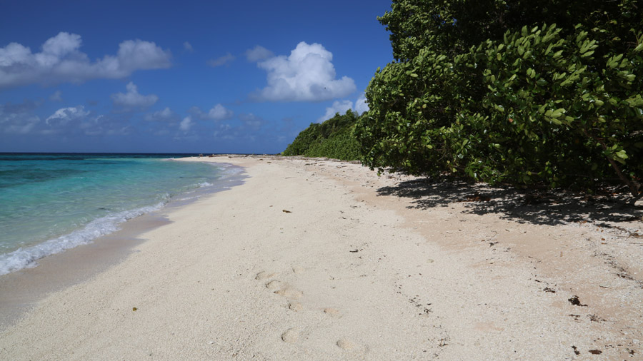 Tuvalu Plage de sable fin