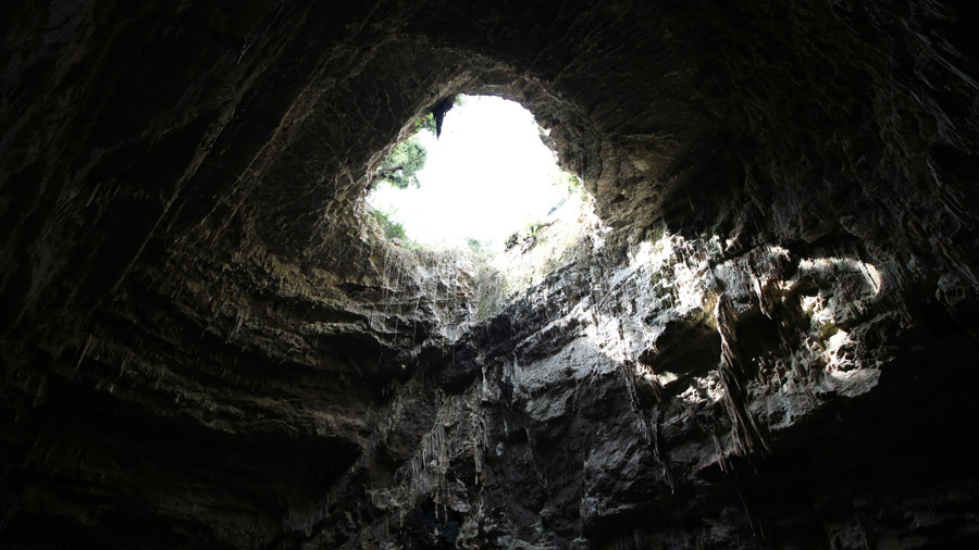 Italie Pouilles Grotte de Castellana Entree principale