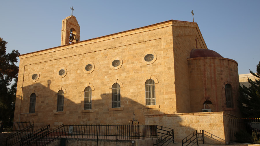 Jordanie Madaba Eglise Saint Georges