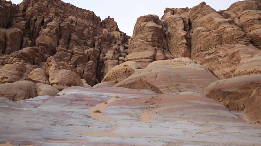 Jordanie Wadi Rum Roches des sept couleurs