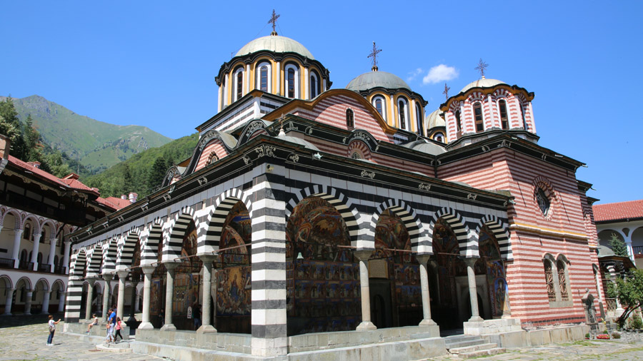 Bulgarie Monastere de Rila Vue globale