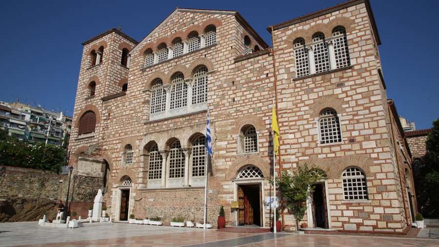 Grece Thessalonique Eglise classe Unesco