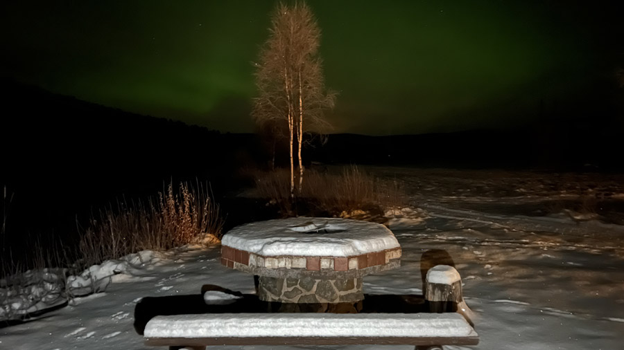 Finlande Laponie Nuit