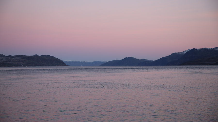 Norvege Territoire d'Hammerfest Fjord